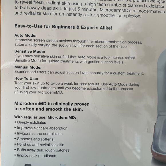 Trophy Skin Home Microdermabrasion System Microderm MD Exfoliation NEW Sealed - Picture 7 of 10